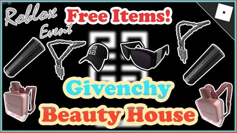 roblox givenchy beauty house|Roblox Givenchy all items.